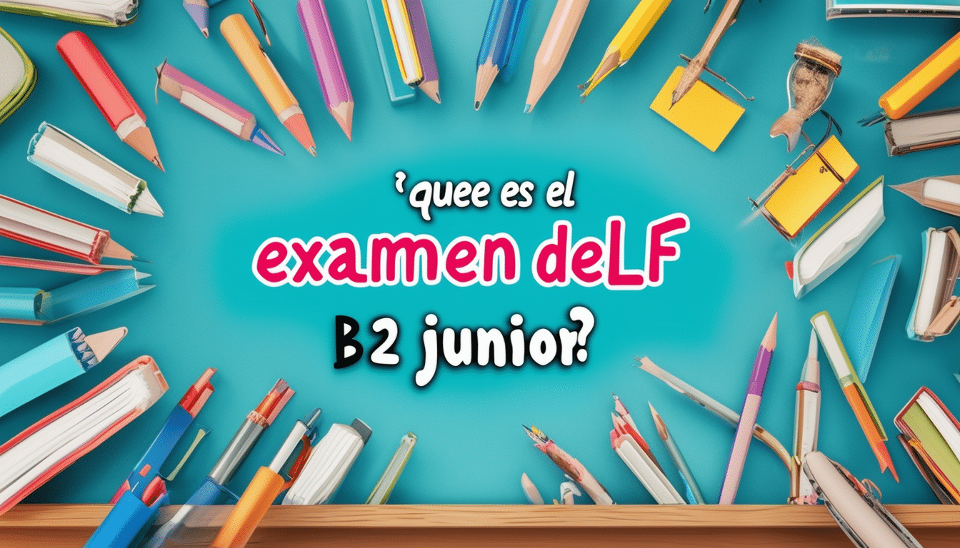 descubre en qué consiste el examen delf b2 junior y cómo puede beneficiarte en tu aprendizaje del idioma francés.
